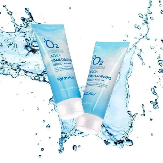 Farmstay O2 Premium Aqua Foam Cleansing