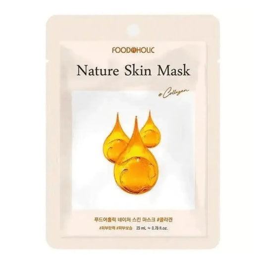 Foodaholic Nature Skin Mask Collagen - 10 PCS