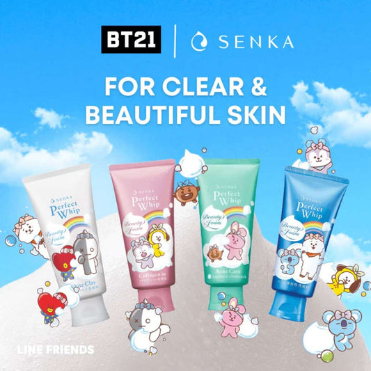 Shiseido Senka Perfect Whip Acne Care BT21 Eddition