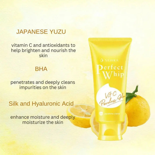 Shiseido Senka Perfect Whip Vitamin C Poreless Glow