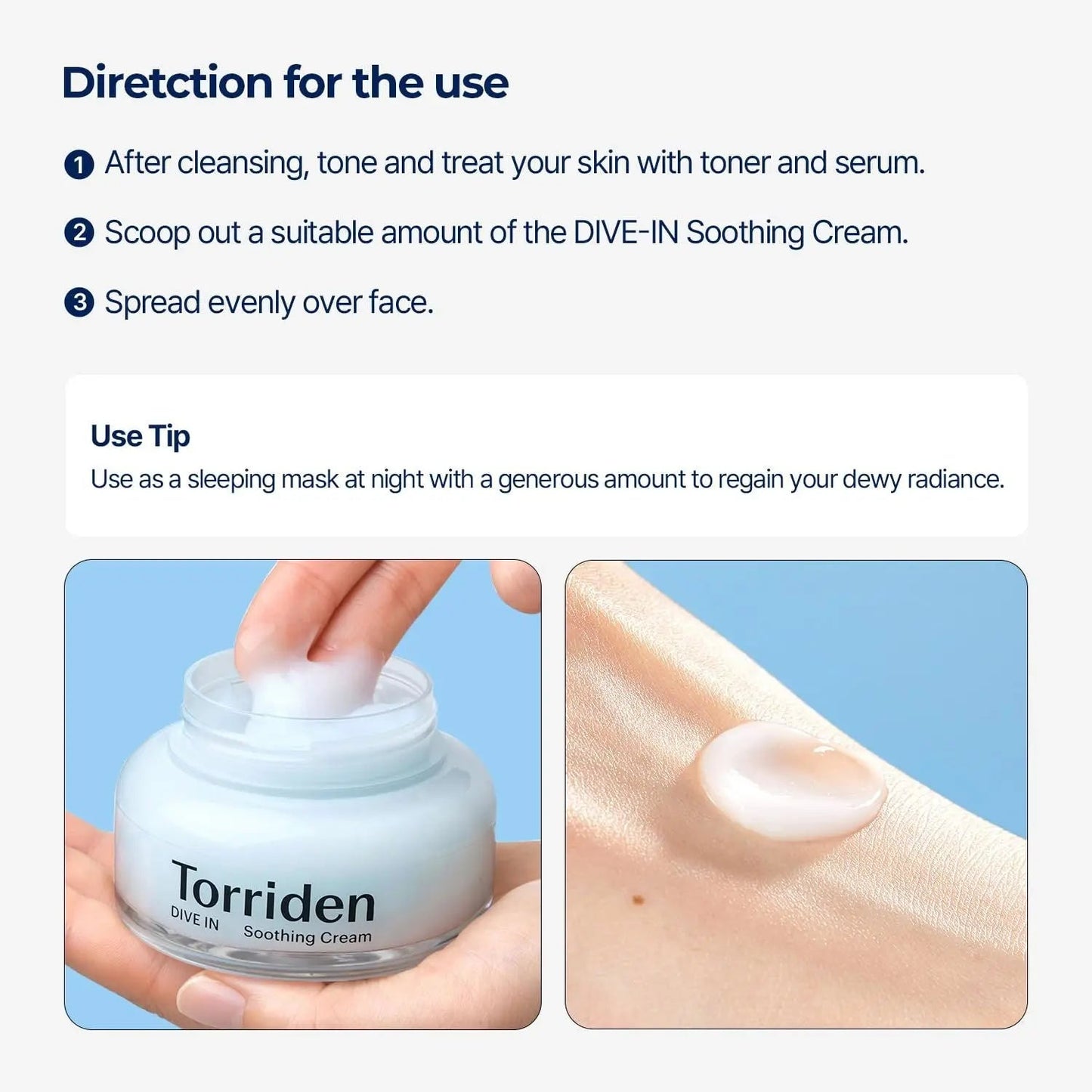 TORRIDEN Dive In Low Molecular Hyaluronic Acid Soothing Cream - Miessential