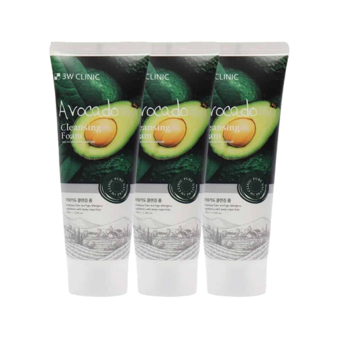 (Buy 2 Get 1 Free) 3W Clinic Avocado Cleansing Foam