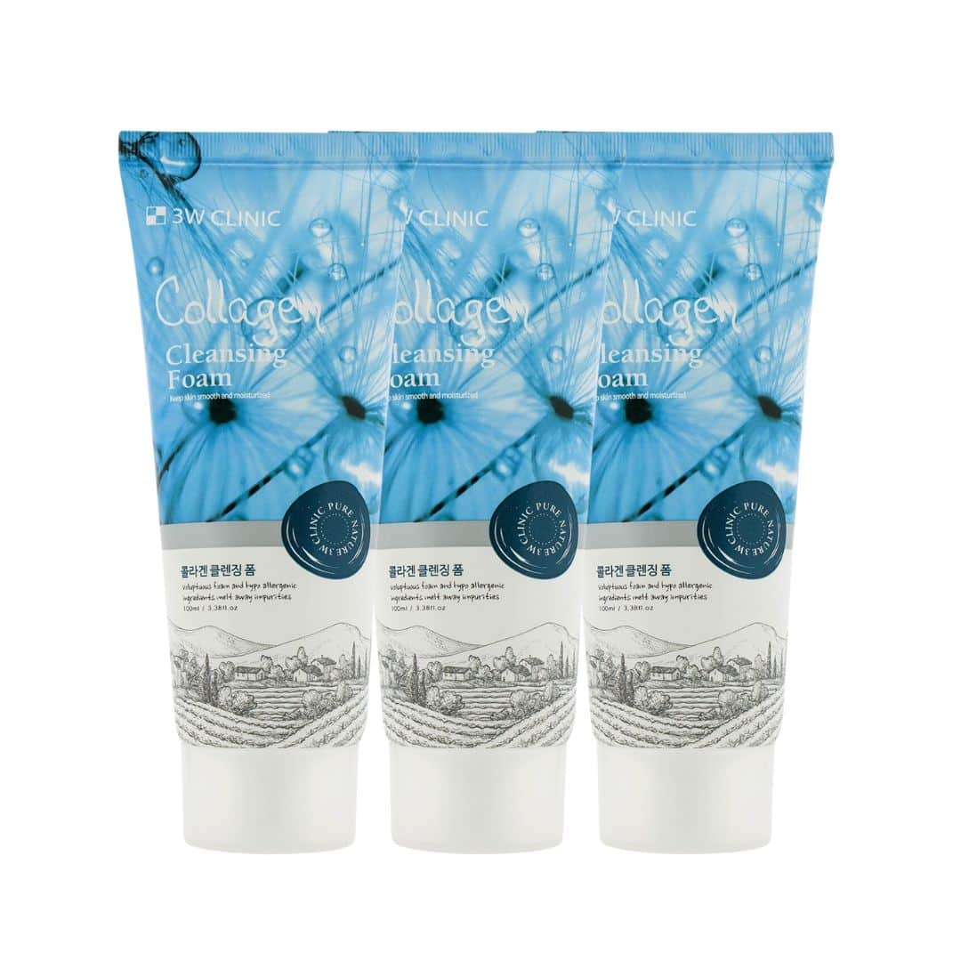 (Buy 2 Get 1 Free) 3W Clinic Collagen Cleansing Foam