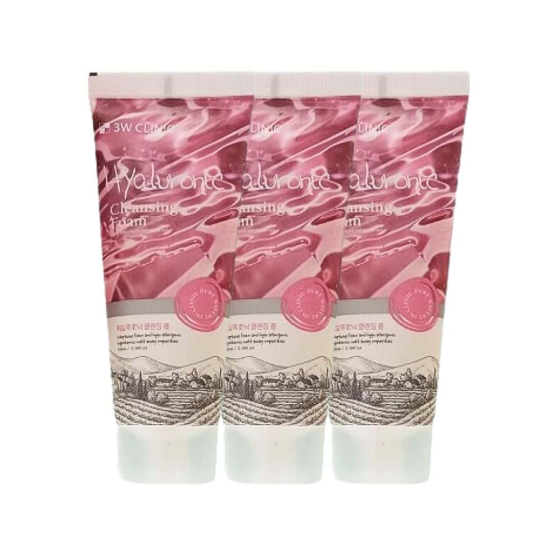 (Buy 2 Get 1 Free) 3W Clinic Hyaluronic Cleansing Foam