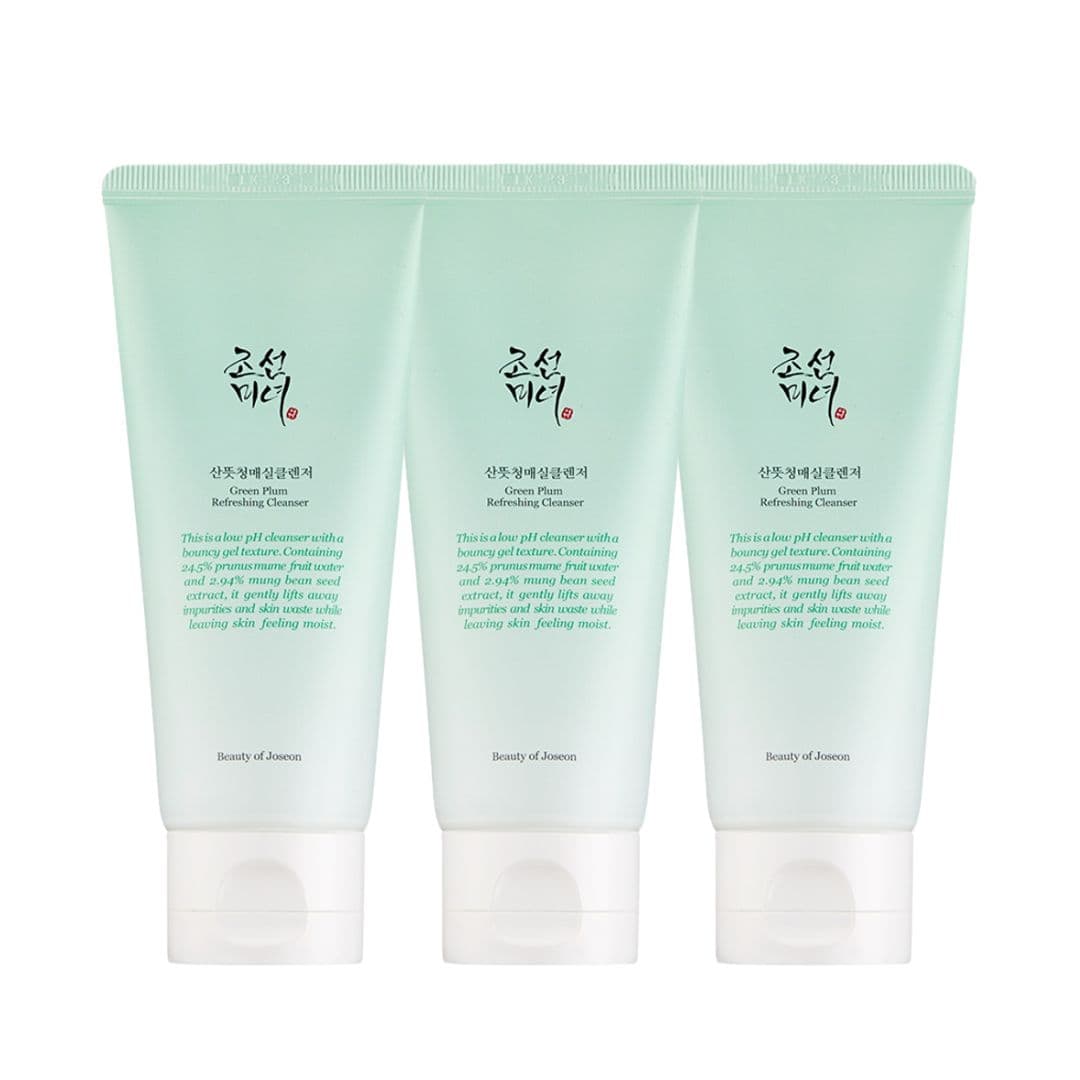 (3 Units) Green Plum Refreshing Cleanser Bundle