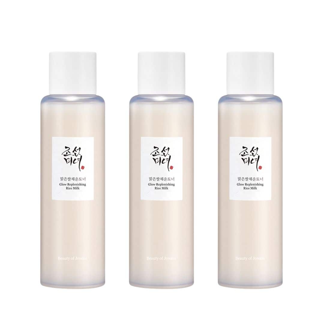 (3 Units) Glow Replenishing Rice Milk Toner Bundle
