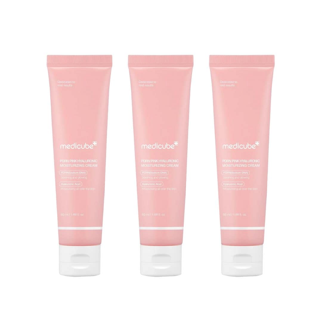 (3 Units) PDRN Pink Hyaluronic Moisturizing Cream Bundle