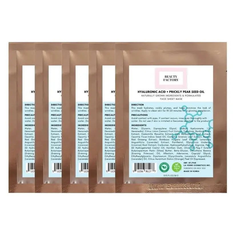 Beauty Factory Hyaluronic Acid - Prickly Pear Seed Oil Mask
