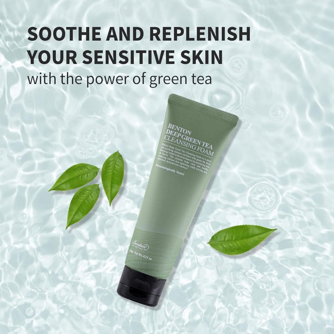 Benton Deep Green Tea Cleansing Foam