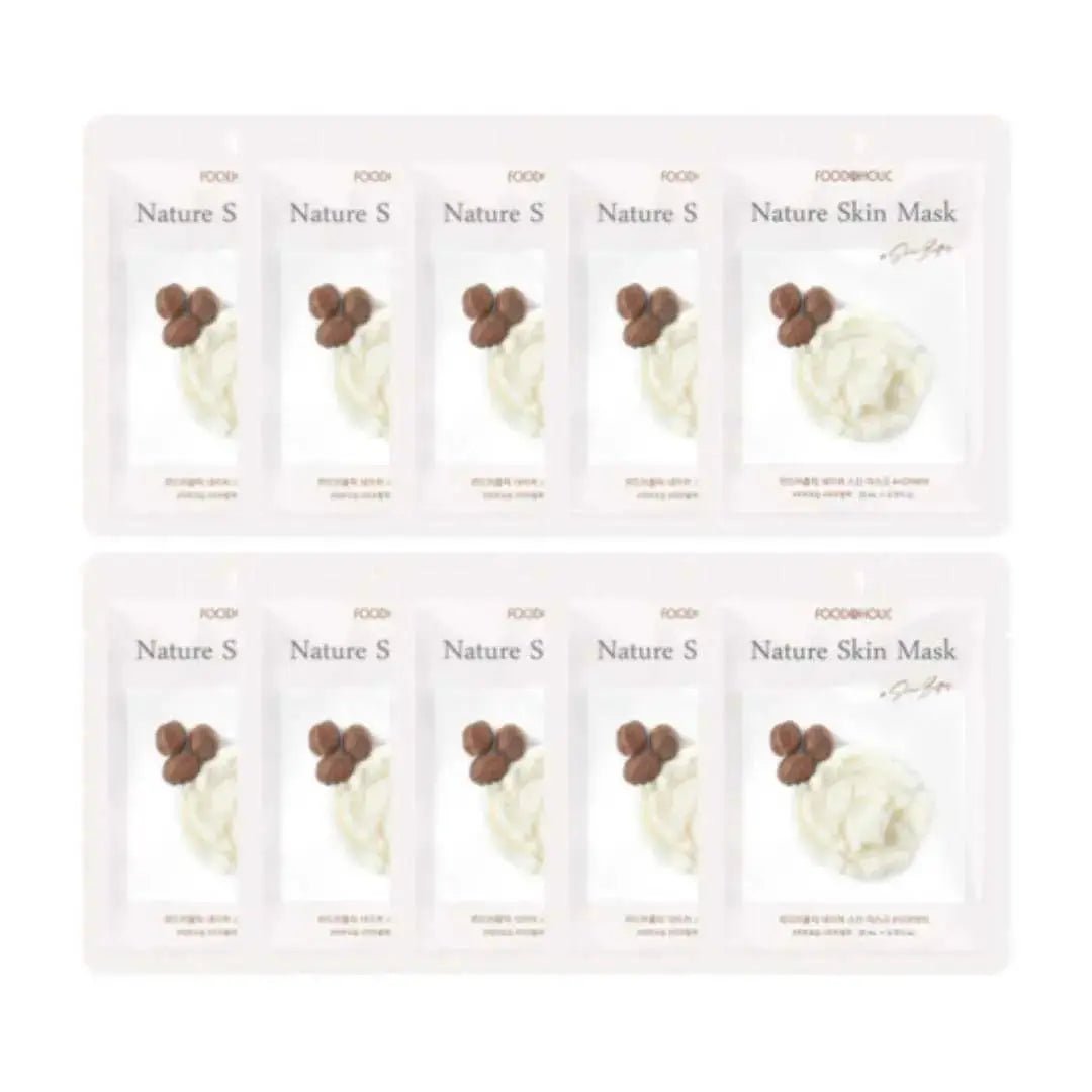 Foodaholic Nature Skin Mask Shea Butter - 10 PCS