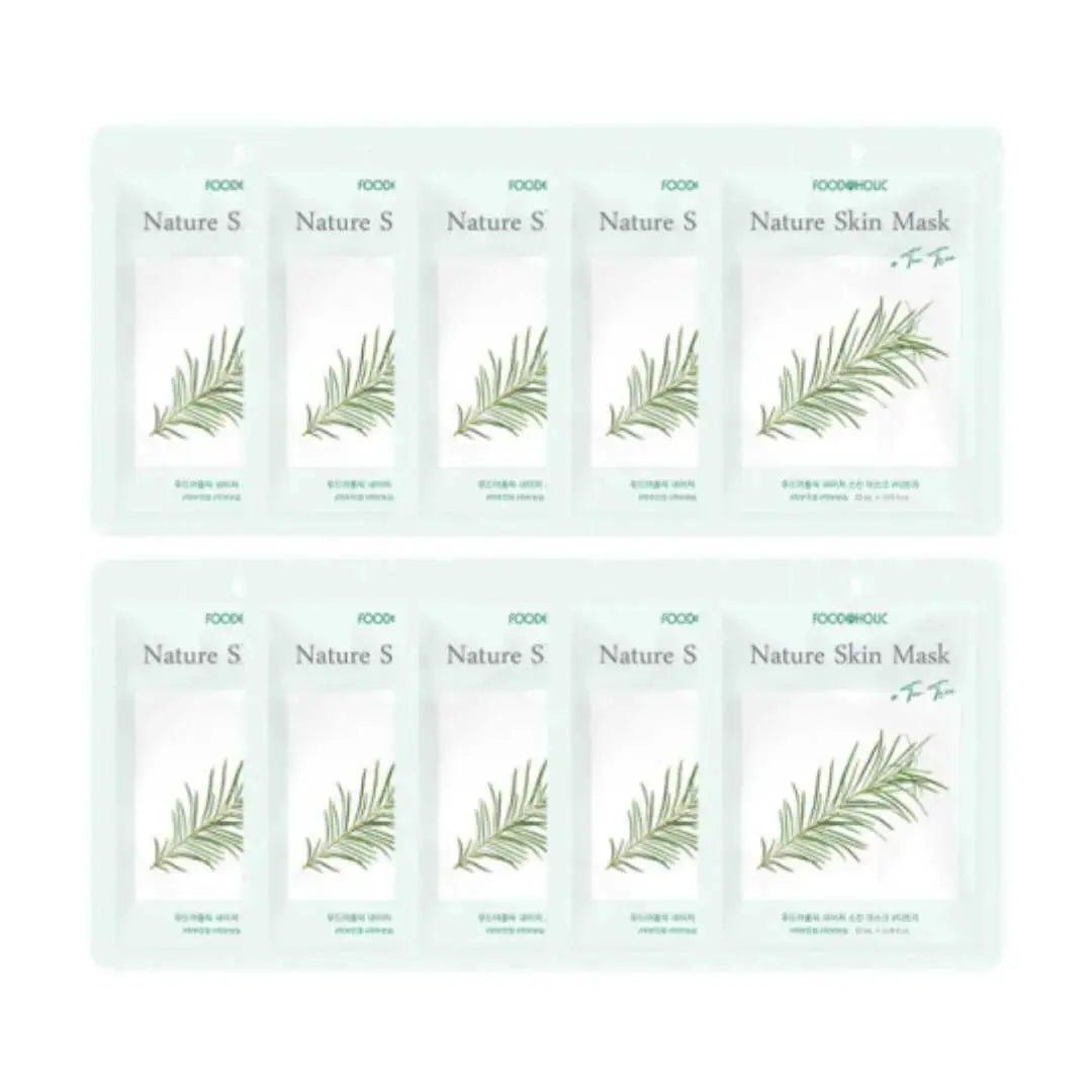 Foodaholic Nature Skin Mask Tea Tree - 10 PCS