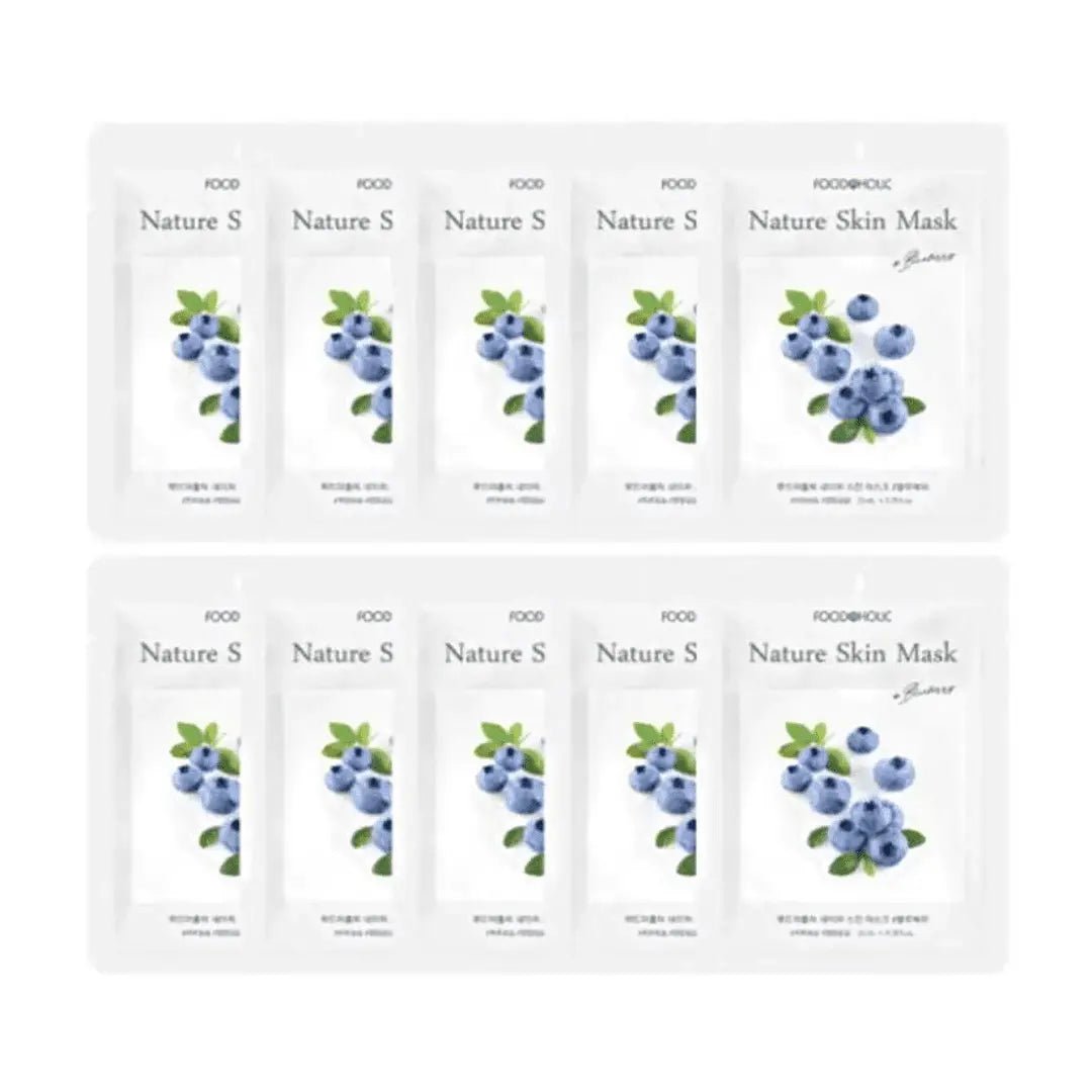 Foodaholic Nature Skin Mask Blueberry - 10 PCS