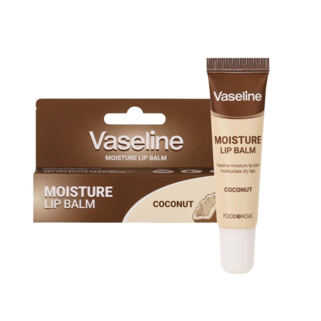 Foodaholic Vaseline Moisture Lip Balm Coconut