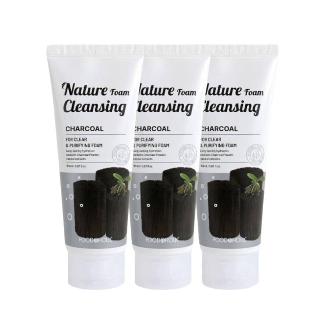 (3 Units) Foodaholic Nature Cleansing Foam Charcoal