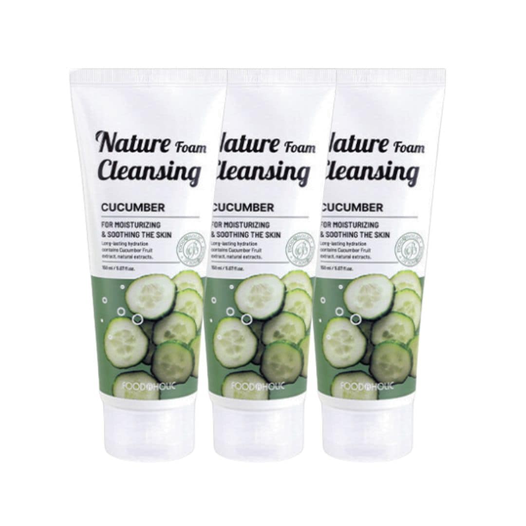 (3 Units) Foodaholic Nature Cleansing Foam Cucumber