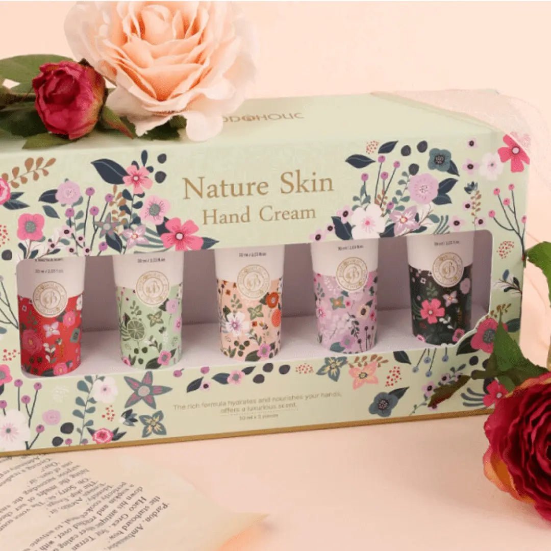 (Buy 2 Get 1 Free) Foodaholic Nature Skin Hand Cream 5 Pieces Set