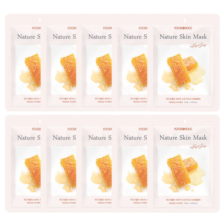 Foodaholic Nature Skin Mask Royal Jelly - 10 PCS