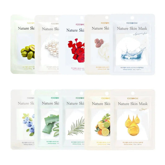 Foodaholic Nature Skin Mask Set (10 PCS) - Miessential