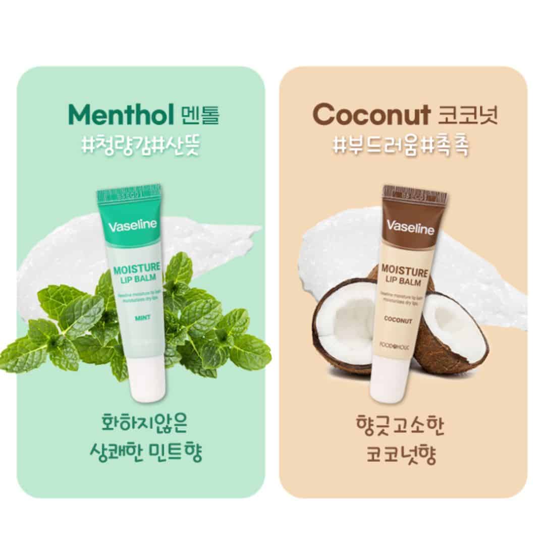 Foodaholic Vaseline Moisture Lip Balm