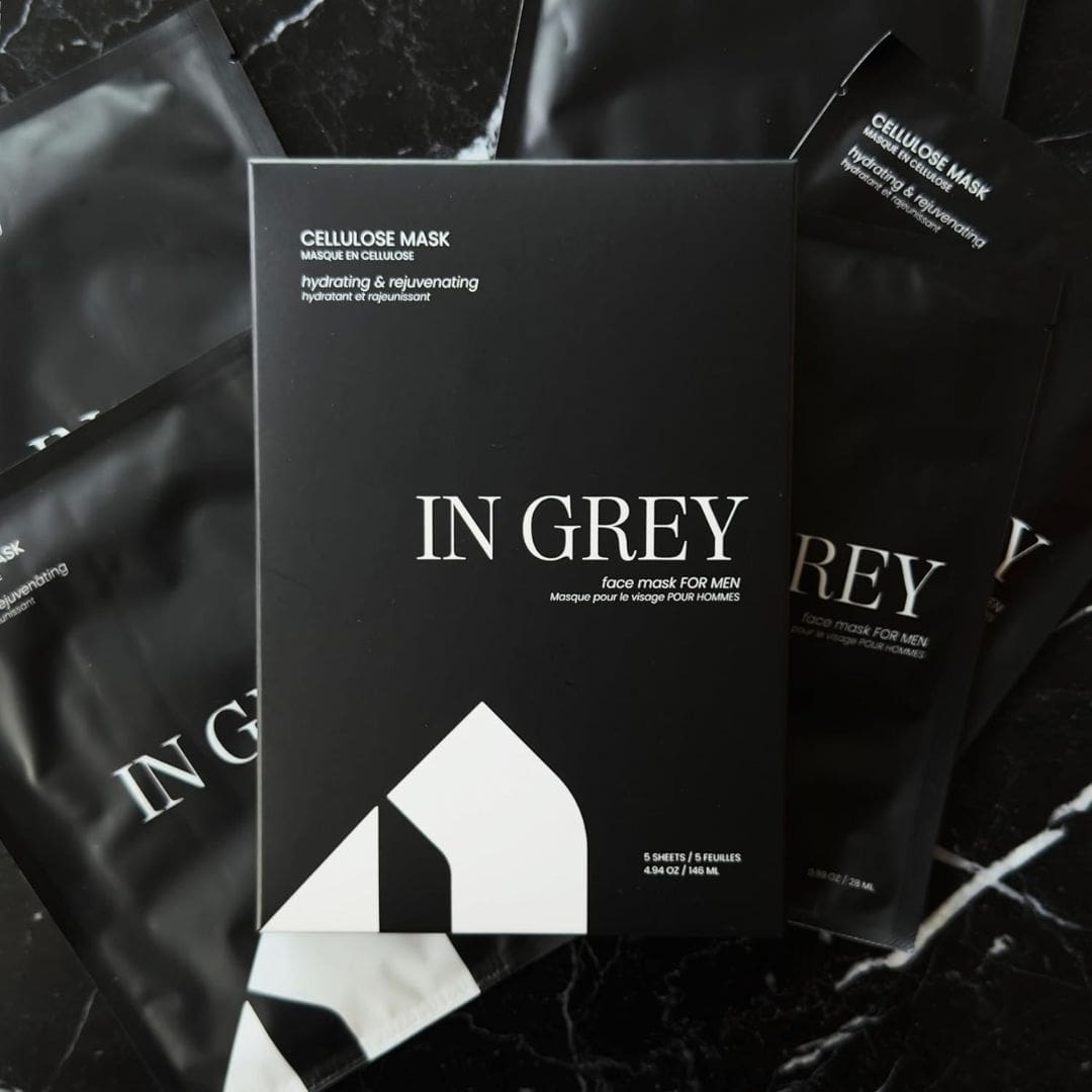 IN GREY Face Mask for Men