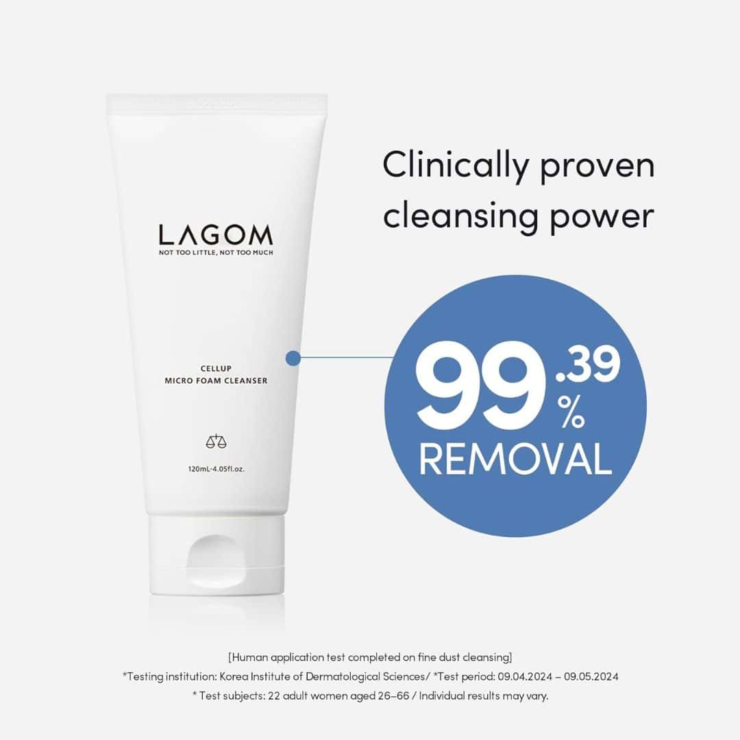 Lagom Cellup Micro Foam Cleanser