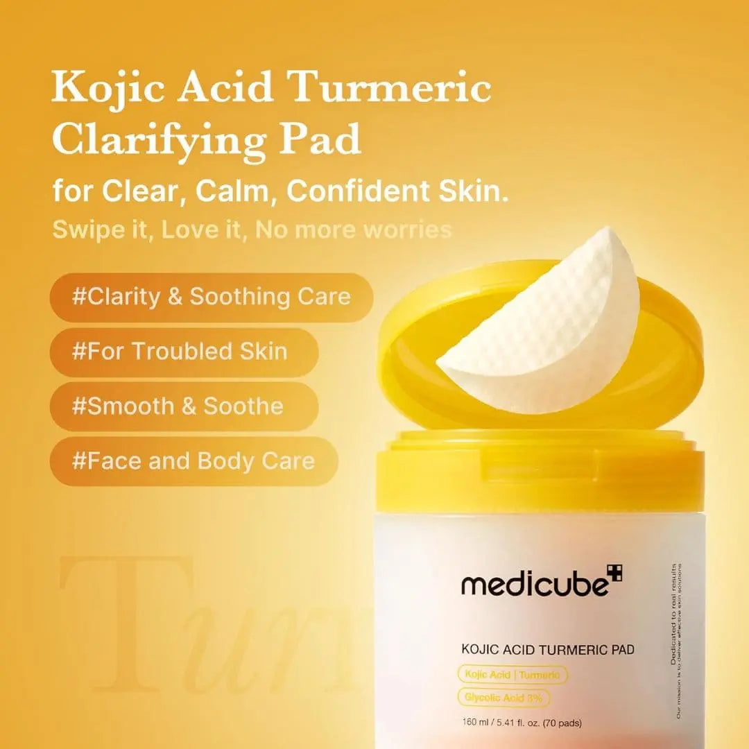 (3 Units) Kojic Acid Turmeric Pad 70pads