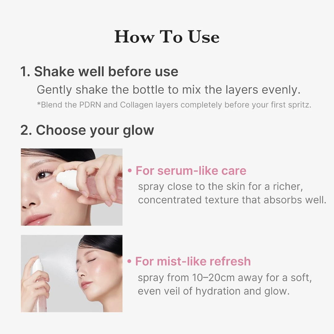 Medicube PDRN Pink Collagen Jelly Mist Serum