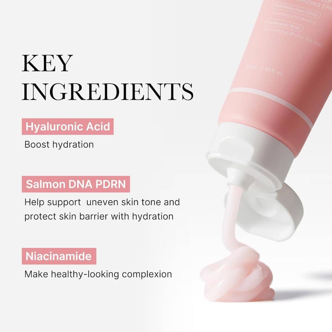 (3 Units) PDRN Pink Hyaluronic Moisturizing Cream Bundle