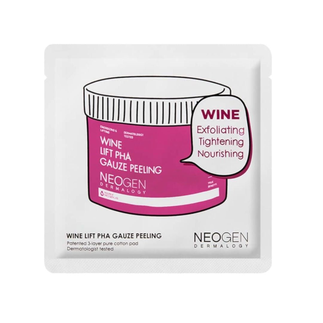 NEOGEN Wine Lift PHA Gauze Peeling Pad - Miessential