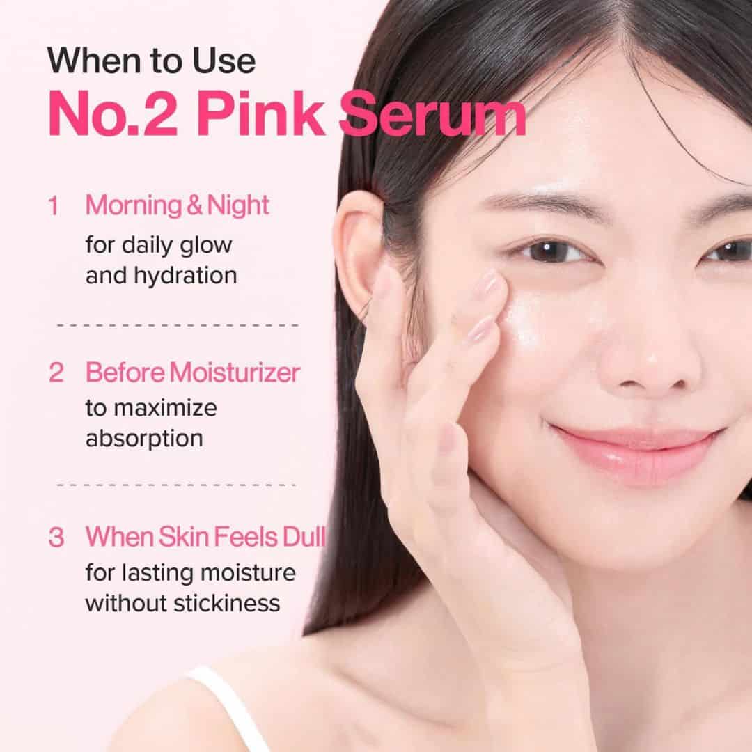 Numbuzin No.2 Rose PDRN Collagen 2X Plumping Serum