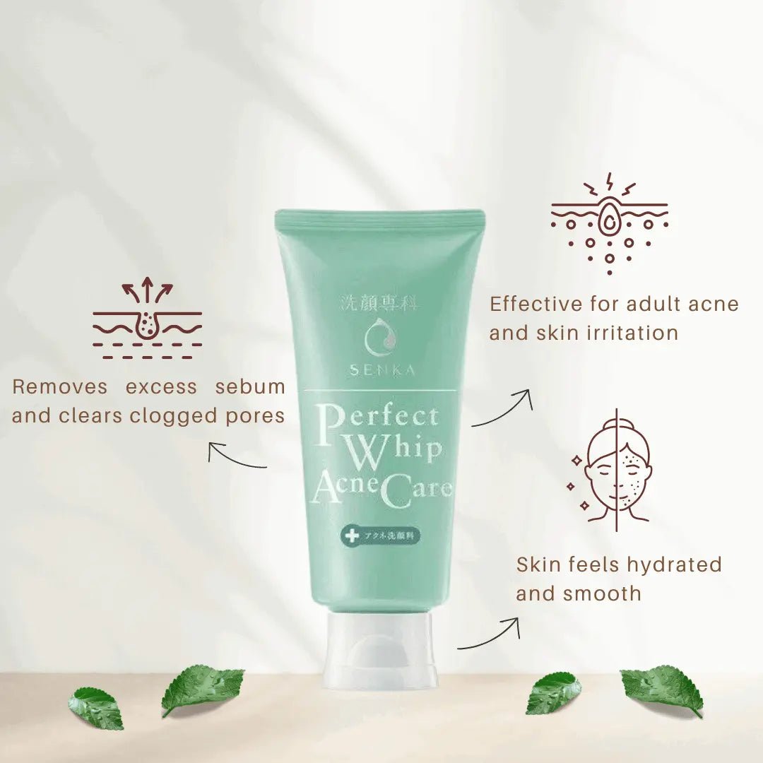 Shiseido Senka Perfect Whip Acne Care - Miessential