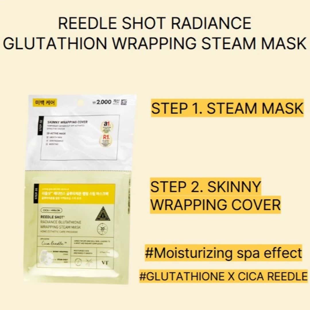 VT Reedle Shot Radiance Glutathione Wrapping Steam Mask