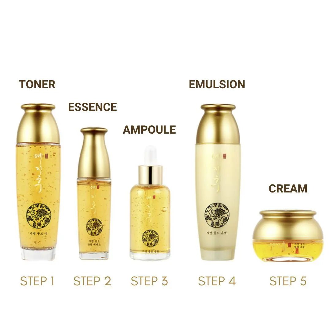 Yezihu Herb Gold Skincare Set