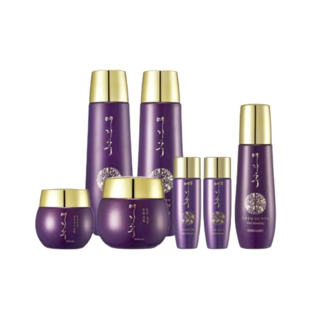 Yezihu Red Ginseng Skincare Set - Red